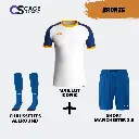 Iconic face blanc_royal sport_orange fluo.webp