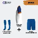 Iconic coté blanc_royal sport_orange fluo.webp