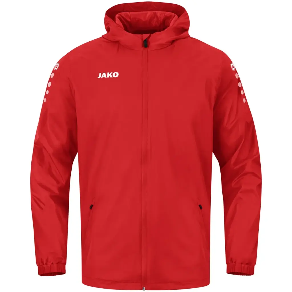 JAKO Veste de pluie junior Team 2.0 – reste au sec, quoi qu’il arrive ! (rouge, 116)