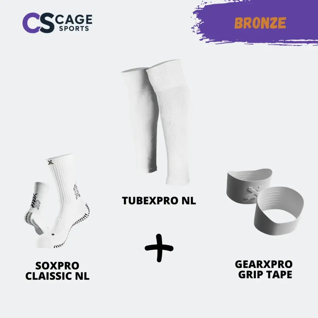 ⚡ Pack Bronze Élites GEARXPro – Contrôle, Stabilité, Performance. (Adulte) (Blanc, S EUR 35-40)