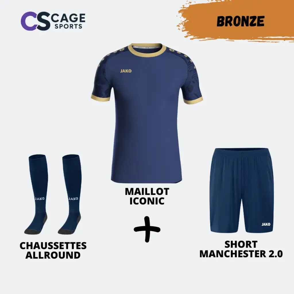 ⭐ Pack Match Jako Iconic – Performance, confort et durabilité pour chaque équipe ! (blanc/noir/vert fluo, S, 3 (35-38))