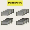Pack académie & école de foot 16 BazookaGoal 120x75cm – Mini Buts de Foot Pliables et Portables